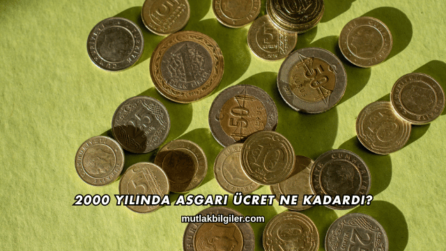 2000 Yılında Asgari Ücret Ne Kadardı?