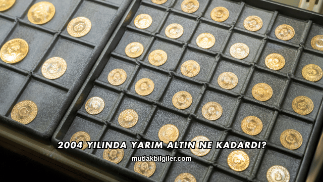 2004 Yılında Yarım Altın Ne Kadardı?