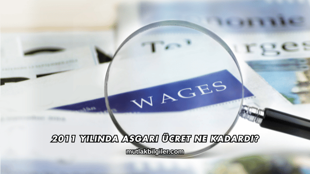 2011 Yılında Asgari Ücret Ne Kadardı?