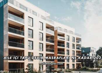 Aile İçi Tapu Devir Masrafları Ne Kadar 2025