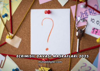 Ecrimisil Davası Masrafları 2025