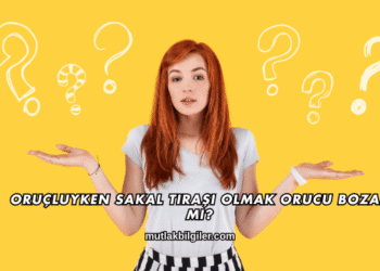 Oruçluyken Sakal Tıraşı Olmak Orucu Bozar mı?