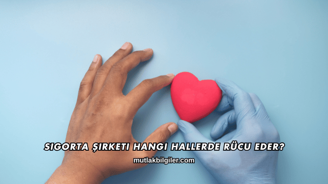 Sigorta Şirketi Hangi Hallerde Rücu Eder?