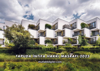 Tapuda İntifa Hakkı Masrafı 2025