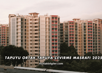 Tapuyu Ortak Tapuya Çevirme Masrafı 2025