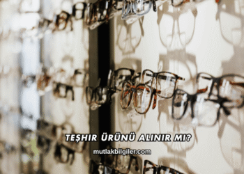 Teşhir Ürünü Alınır mı?