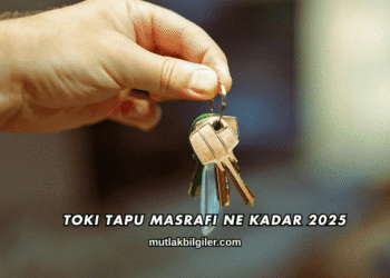 Toki Tapu Masrafı Ne Kadar 2025